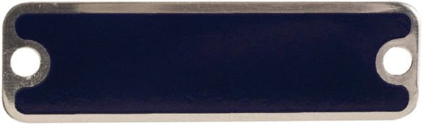 Schneider Electric - Aluminum Legend Plate - Blank - Blue Background, 1.22 Inch Hole Diameter - Exact Tooling