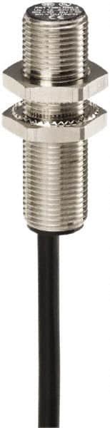 Telemecanique Sensors - PNP, NC, 2mm Detection, Cylinder, Inductive Proximity Sensor - 3 Wires, IP65, IP67, 12 VDC, 12 VDC, 24 VDC, M12x1 Thread, 44mm Long x 12mm Wide - Exact Tooling