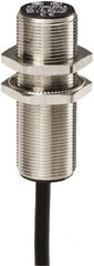 Telemecanique Sensors - PNP, 5mm Detection, Cylinder, Inductive Proximity Sensor - 3 Wires, IP67, 12 to 24 VDC, M18x1 Thread, 52mm Long - Exact Tooling