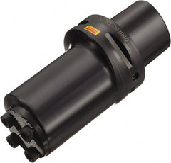 Sandvik Coromant - C6;40 System Size, Modular Tool Holding System Adapter - 112mm Projection, 60mm Body Diam, 150mm OAL, Through Coolant - Exact Tooling