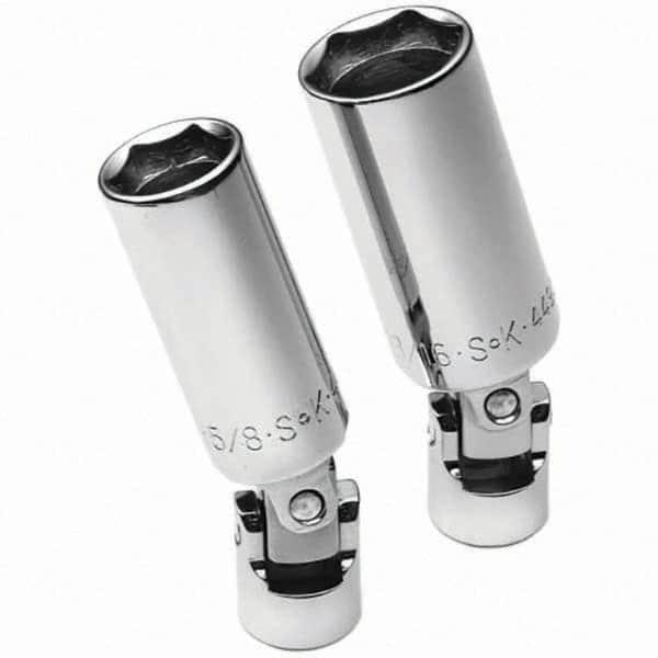 SK - 3/8" Drive Standard Socket Set - 5/8 to 13/16", Inch Measurement Standard - Exact Tooling