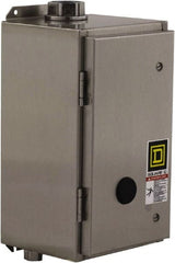 Square D - 4/4X NEMA Rated, 6 Pole, Mechanically Held Lighting Contactor - 20 A (Tungsten), 30 A (Fluorescent), 110 VAC at 50 Hz, 120 VAC at 60 Hz, 6NO Contact Configuration - Exact Tooling