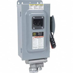 Square D - 30 Amp, 600 VAC/VDC, 3 Pole Fused Safety Switch - Exact Tooling