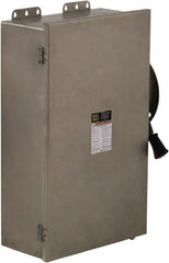 Square D - 200 Amp, 600 VAC, 6 Pole Nonfused Safety Switch - NEMA 12, 3, 3R, 4 & 4X, 150 hp at 600 VAC (Triple Phase), 6PST Contact Form - Exact Tooling