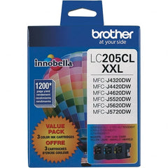 Brother - Cyan, Magenta & Yellow Ink Cartridge - Use with Brother MFC-J4320DW, J4420DW, J4620DW, J5520DW, J5620DW, J5720DW - Exact Tooling