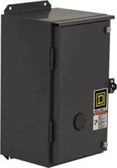 Square D - 12 NEMA Rated, 4 Pole, Electrically Held Lighting Contactor - 20 A (Tungsten), 30 A (Fluorescent), 110 VAC at 50 Hz, 120 VAC at 60 Hz, 4NO Contact Configuration - Exact Tooling