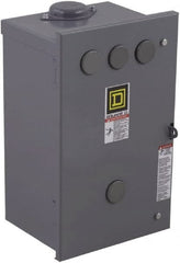Square D - 3R NEMA Rated, 4 Pole, Electrically Held Lighting Contactor - 20 A (Tungsten), 30 A (Fluorescent), 110 VAC at 50 Hz, 120 VAC at 60 Hz, 4NO Contact Configuration - Exact Tooling