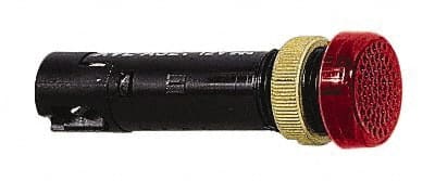 Schneider Electric - 12 V Red Lens LED Pilot Light - Threaded Connector, 16mm Wide - Exact Tooling