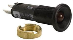 Schneider Electric - 12 V Red Lens LED Pilot Light - Quick Connect Tag Connector, 12mm Wide - Exact Tooling