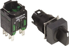 Schneider Electric - 16mm Mount Hole, 5 Position, Selector Switch Only - Maintained (MA), Nonilluminated - Exact Tooling