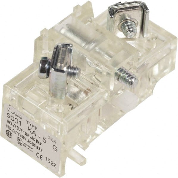 Schneider Electric - NC, 10 Amp, Electrical Switch Contact Block - 600 Volt, Screw and Solder Terminal, 1.18 Inch Hole, 30mm Hole - Exact Tooling