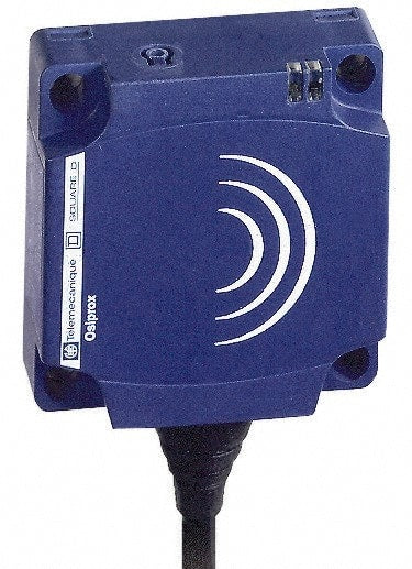 Telemecanique Sensors - NPN, 15 to 25mm Detection, Flat, Inductive Proximity Sensor - 3 Wires, IP68, 12 to 24 VDC, 40mm Wide - Exact Tooling