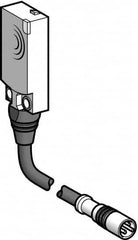 Telemecanique Sensors - NPN, Flat, Inductive Proximity Sensor - 3 Wires, IP68, 12 to 24 VDC, 15mm Wide - Exact Tooling