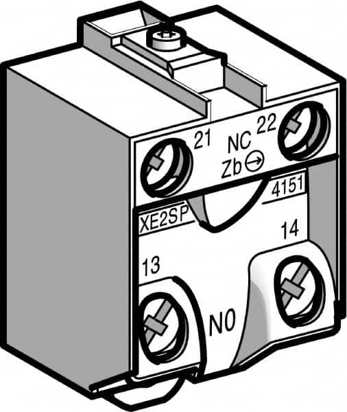 Telemecanique Sensors - NO/NC, Electrical Switch Contact Block - Exact Tooling