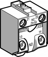 Telemecanique Sensors - NO/NC, Electrical Switch Contact Block - Exact Tooling