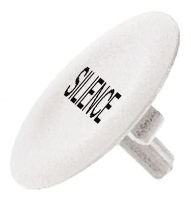 Schneider Electric - Flush Pushbutton Switch Cap - White, Round Button, Nonilluminated - Exact Tooling