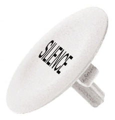 Schneider Electric - Flush Pushbutton Switch Cap - White, Round Button, Nonilluminated - Exact Tooling