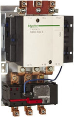 Schneider Electric - 120 Coil VAC, 270 Amp, NEMA Size 5, Nonreversible Open Enclosure NEMA Motor Starter - 3 Phase hp: 100 at 230 VAC, 200 at 460 VAC, 200 at 575 VAC, 75 at 200 VAC - Exact Tooling