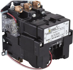 Square D - 2 Pole, 440 Coil VAC at 50 Hz and 480 Coil VAC at 60 Hz, 90 Amp NEMA Contactor - Open Enclosure, 50 Hz at 440 VAC and 60 Hz at 480 VAC - Exact Tooling