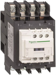 Schneider Electric - 4 Pole, 24 Coil VDC, 80 Amp at 440 VAC, Nonreversible IEC Contactor - Bureau Veritas, CCC, CSA, CSA C22.2 No. 14, DNV, EN/IEC 60947-4-1, EN/IEC 60947-5-1, GL, GOST, LROS, RINA, UL 508, UL Listed - Exact Tooling