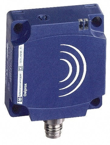 Telemecanique Sensors - NPN, 15 to 25mm Detection, Flat, Inductive Proximity Sensor - 3 Wires, IP67, 12 to 24 VDC, 40mm Wide - Exact Tooling