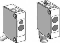 Telemecanique Sensors - M8 Connector, 15m Nominal Distance, Shock and Vibration Resistant, Through Beam Photoelectric Sensor - 12 to 24 VDC, 1000 Hz, PBT, 20mm Long x 11mm Wide x 43mm High - Exact Tooling