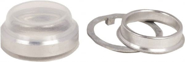 Schneider Electric - Pushbutton Switch Boot - Clear, Round Button, Nonilluminated - Exact Tooling