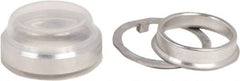 Schneider Electric - Pushbutton Switch Boot - Clear, Round Button, Nonilluminated - Exact Tooling