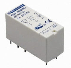 Schneider Electric - 4,000 VA Power Rating, Electromechanical Plug-in General Purpose Relay - 16 Amp at 250 VAC & 28 VDC, 1CO, 24 VDC - Exact Tooling