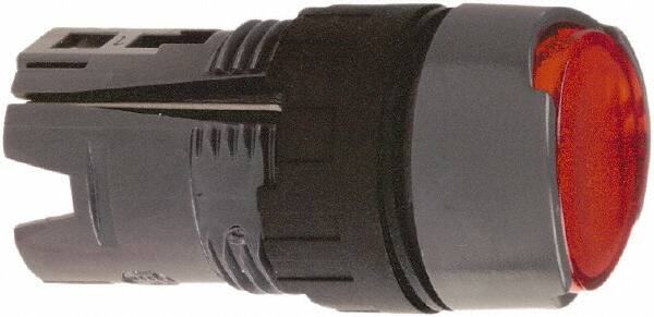 Schneider Electric - 16mm Mount Hole, Flush, Pushbutton Switch Only - Round, Red Pushbutton, Illuminated, Momentary (MO), Vibration Resistant - Exact Tooling
