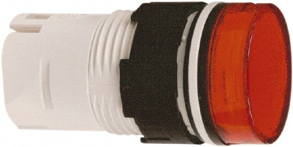 Schneider Electric - Red Lens LED Pilot Light - Round Lens, Shock Resistant, Vibration Resistant - Exact Tooling