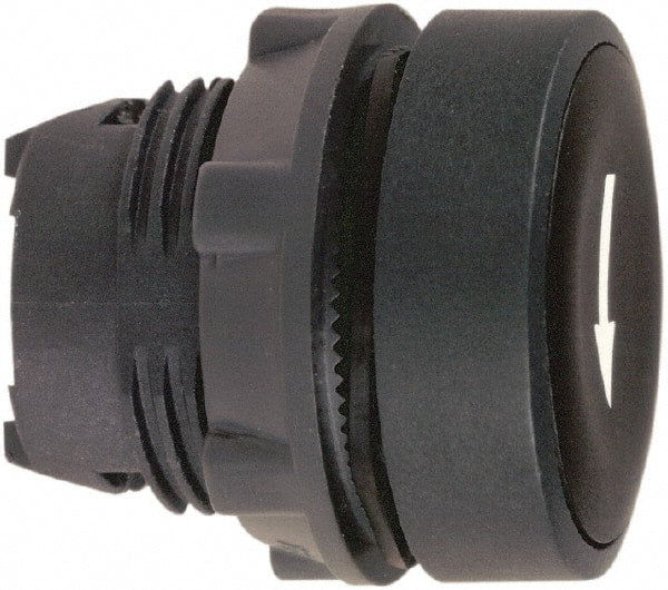 Schneider Electric - 22mm Mount Hole, Flush, Pushbutton Switch Only - Round, Black Pushbutton, Nonilluminated, Momentary (MO) - Exact Tooling