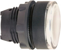 Schneider Electric - 22mm Mount Hole, Flush, Pushbutton Switch Only - Round, White Pushbutton, Illuminated, Maintained (MA) - Exact Tooling