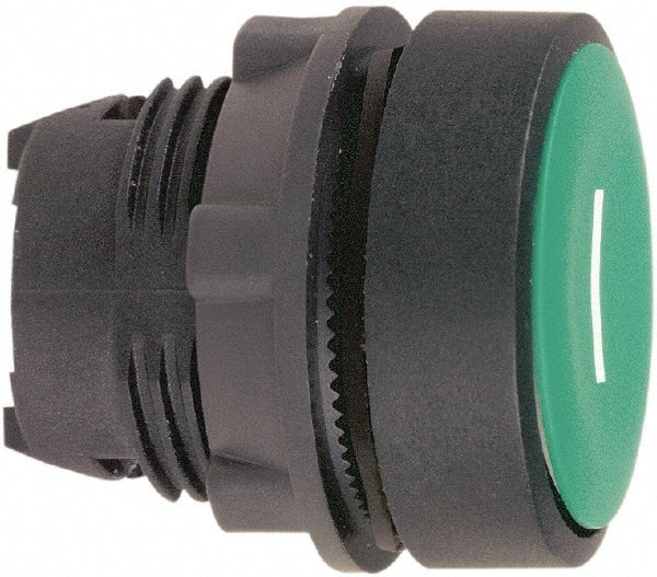 Schneider Electric - 22mm Mount Hole, Flush, Pushbutton Switch Only - Round, White Pushbutton, Nonilluminated, Momentary (MO) - Exact Tooling