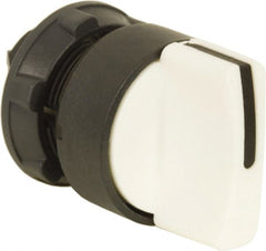 Schneider Electric - 22mm Mount Hole, 3 Position, Handle Operated, Selector Switch Only - White, Maintained (MA), Nonilluminated, Shock, Vibration and Water Resistant - Exact Tooling
