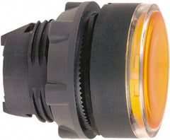 Schneider Electric - 22mm Mount Hole, Flush, Pushbutton Switch Only - Round, Orange Pushbutton, Illuminated, Maintained (MA) - Exact Tooling