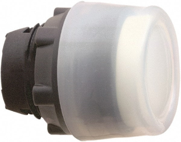 Schneider Electric - 22mm Mount Hole, Extended Straight, Pushbutton Switch Only - Round, White Pushbutton, Nonilluminated, Momentary (MO) - Exact Tooling