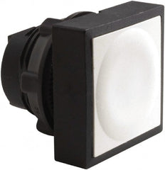 Schneider Electric - 22mm Mount Hole, Flush, Pushbutton Switch Only - Square, White Pushbutton, Nonilluminated, Momentary (MO) - Exact Tooling