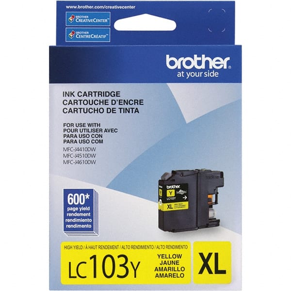 Brother - Yellow Ink Cartridge - Use with Brother DCP-J152W, MFC-J245, J285DW, J4310DW, J4410DW, J450DW, J4510DW, J4610DW, J470DW, J4710DW, J475DW, J650DW, J6520DW, J6720DW, J6920DW, J870DW, J875DW - Exact Tooling