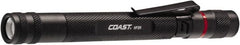 Coast Cutlery - White LED Bulb, 245 Lumens, Industrial/Tactical Flashlight - Black Aluminum Body, 3 AAA Batteries Included - Exact Tooling