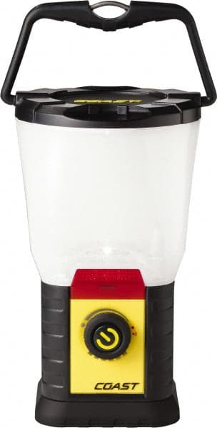 Coast Cutlery - White, Red LED Bulb, 375 Lumens, Industrial/Tactical Flashlight - Black Plastic Body, 0 D Batteries Not Included - Exact Tooling