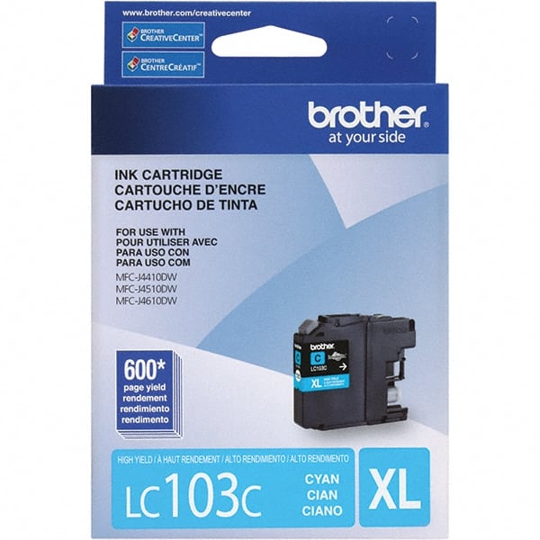 Brother - Cyan Ink Cartridge - Use with Brother DCP-J152W, MFC-J245, J285DW, J4310DW, J4410DW, J450DW, J4510DW, J4610DW, J470DW, J4710DW, J475DW, J650DW, J6520DW, J6720DW, J6920DW, J870DW, J875DW - Exact Tooling