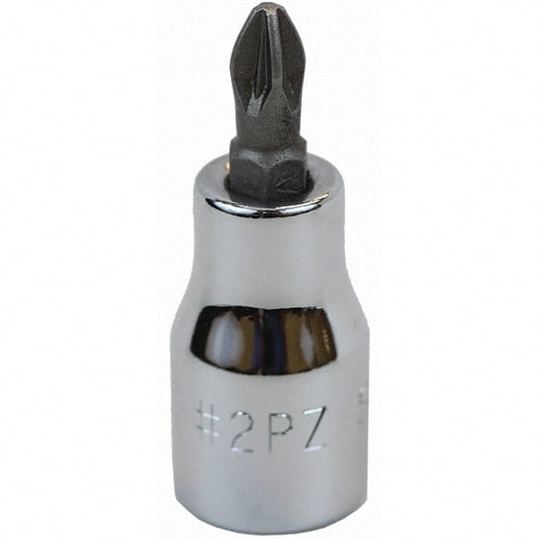 SK - Screwdriver & Drag Link Sockets - 3/8"DR #2 NOS POZIDRIVE BIT SOCKET - Exact Tooling