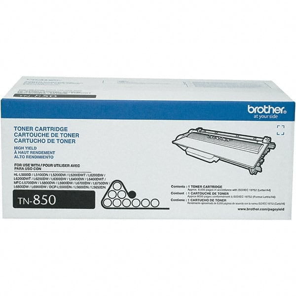 Brother - Black Toner Cartridge - Use with Brother DCP-L5500DN, L5600DN, L5650DN, HL-L5000D, L5100DN, L5200DW, L5200DWT, L6200DW, L6200DWT, L6250DW, L6300DW, L6400DW - Exact Tooling