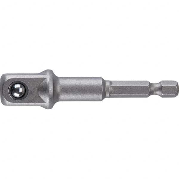 Irwin - Power & Impact Screwdriver Bits & Holders Bit Type: Socket Adapter Hex Size (Inch): 1/4 - Exact Tooling