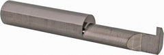 Scientific Cutting Tools - 0.063" Groove Width, 3/8" Min Hole Diam, 1" Max Hole Depth, Retaining Ring Grooving Tool - 0.11" Projection, 1-1/2" Shank Length, 2-1/2" OAL, Solid Carbide, Uncoated - Exact Tooling