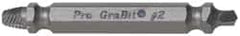 Alden - Bolt & Screw Extractor - 1/4, M6 Extractor for #8 to #10 Screw, 2" OAL - Exact Tooling