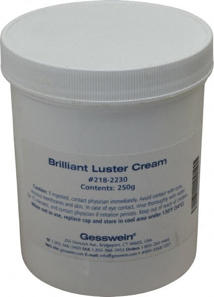 Made in USA - 250 g Polishing Compound - Use on Aluminum, Brass, Bronze, Chrome & Steel - Exact Tooling
