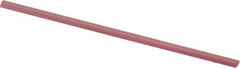 Value Collection - Half Round, Synthetic Ruby, Midget Finishing Stick - 100mm Long x 4mm Wide x 2mm Thick, Fine Grade - Exact Tooling