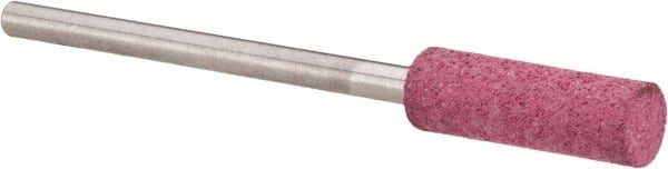 Value Collection - 5mm Max Diam x 15mm Long, Cylinder, Rubberized Point - Coarse Grade, Ceramic, Mounted - Exact Tooling